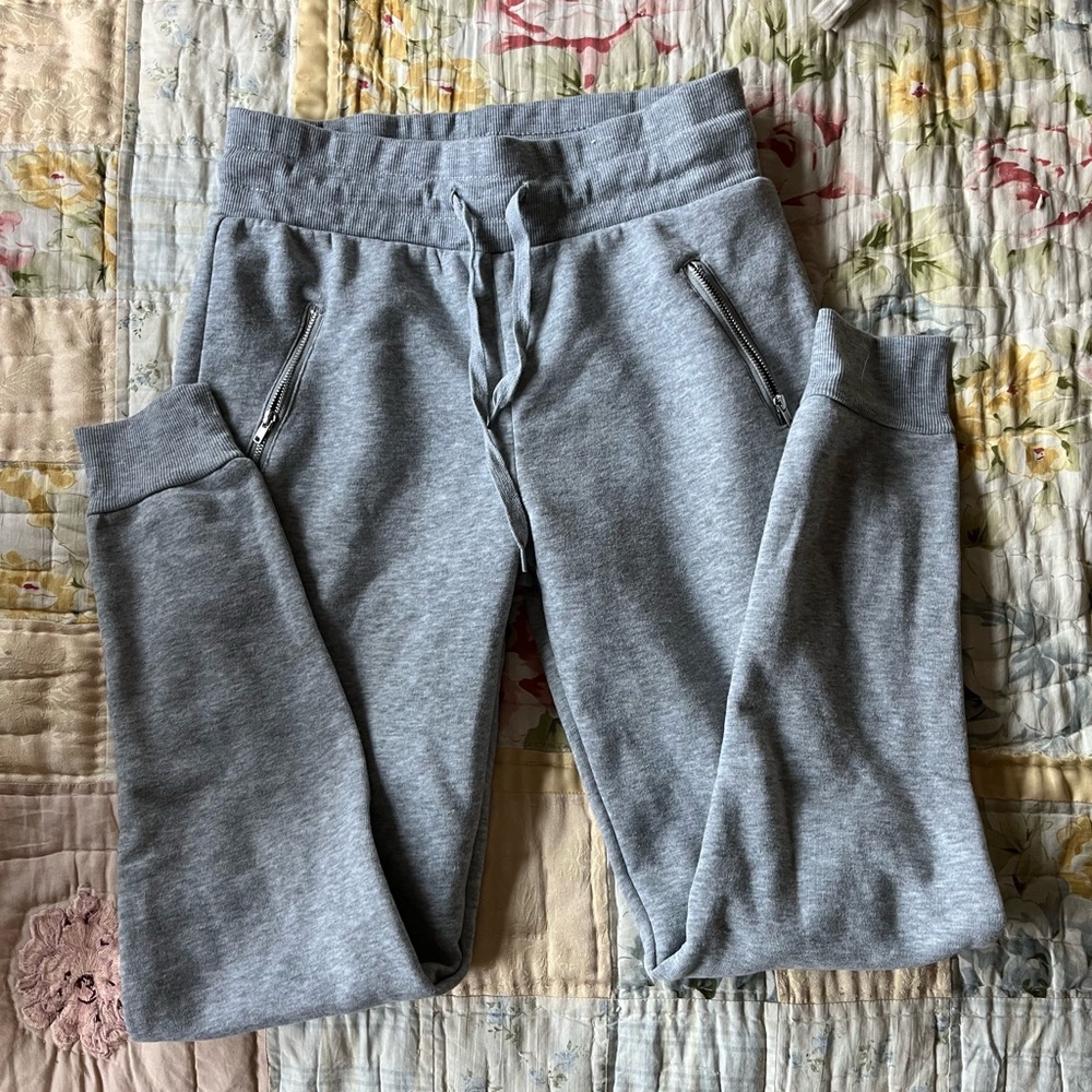 Small gray joggers from target